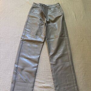 Aritzia Wilfred Taupe Melina Pant Size 6